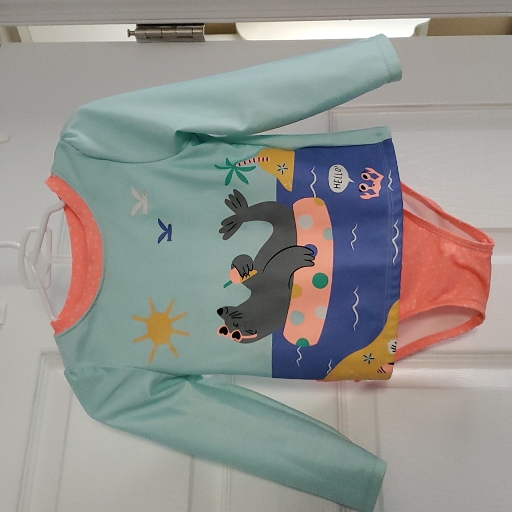 Girls 3T seal swimsuit